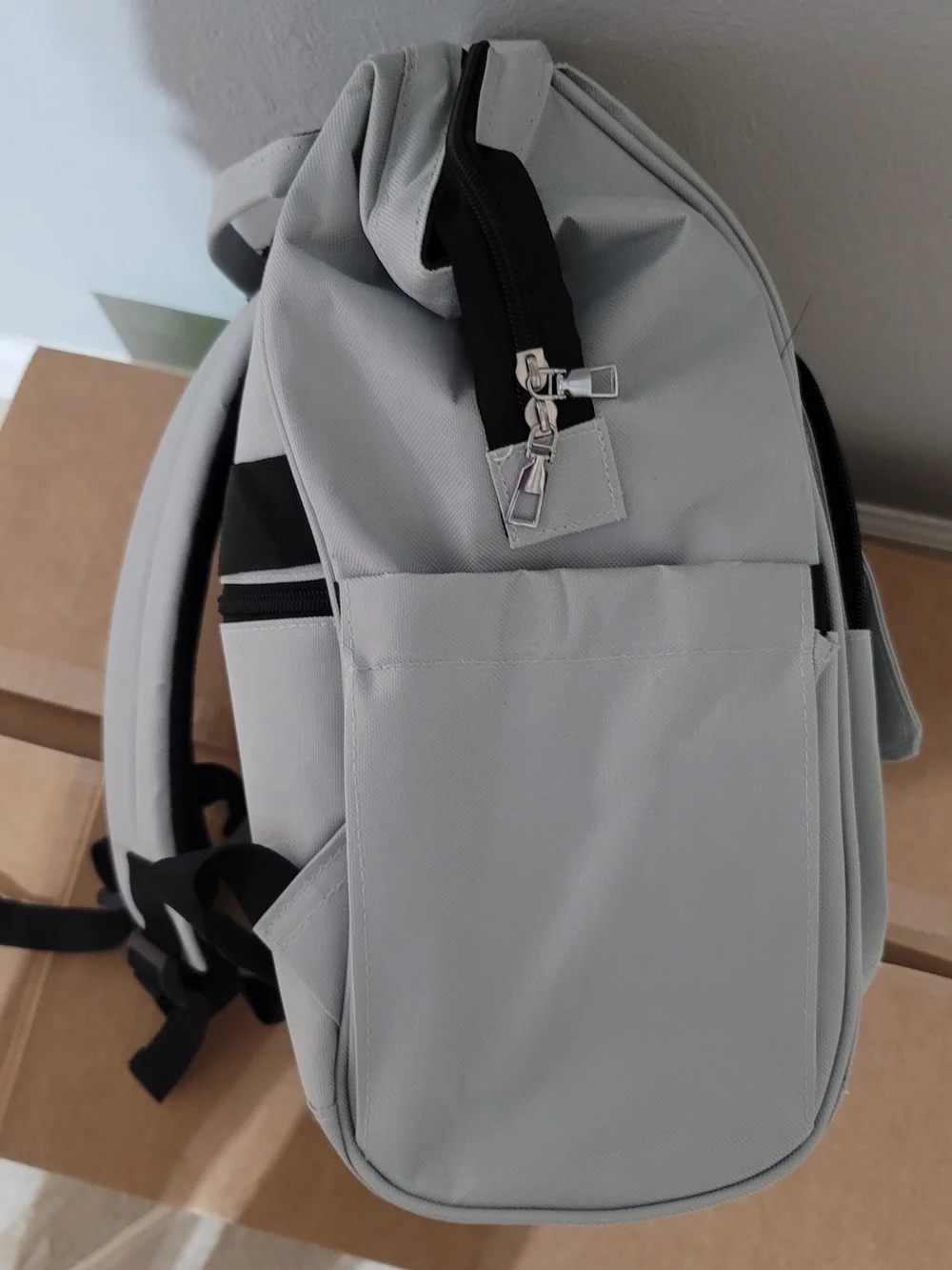 Light Gray Dipper Backpack Carry Bag